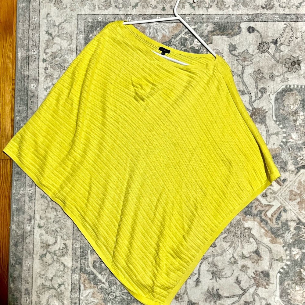 Talbots Light Yellow Women's Shawl/Wrap/Top